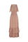 Ebrill Dress in Blush | Romantic Silk Dress with V-neckline & Elasticated Waist | Sitka Semsch