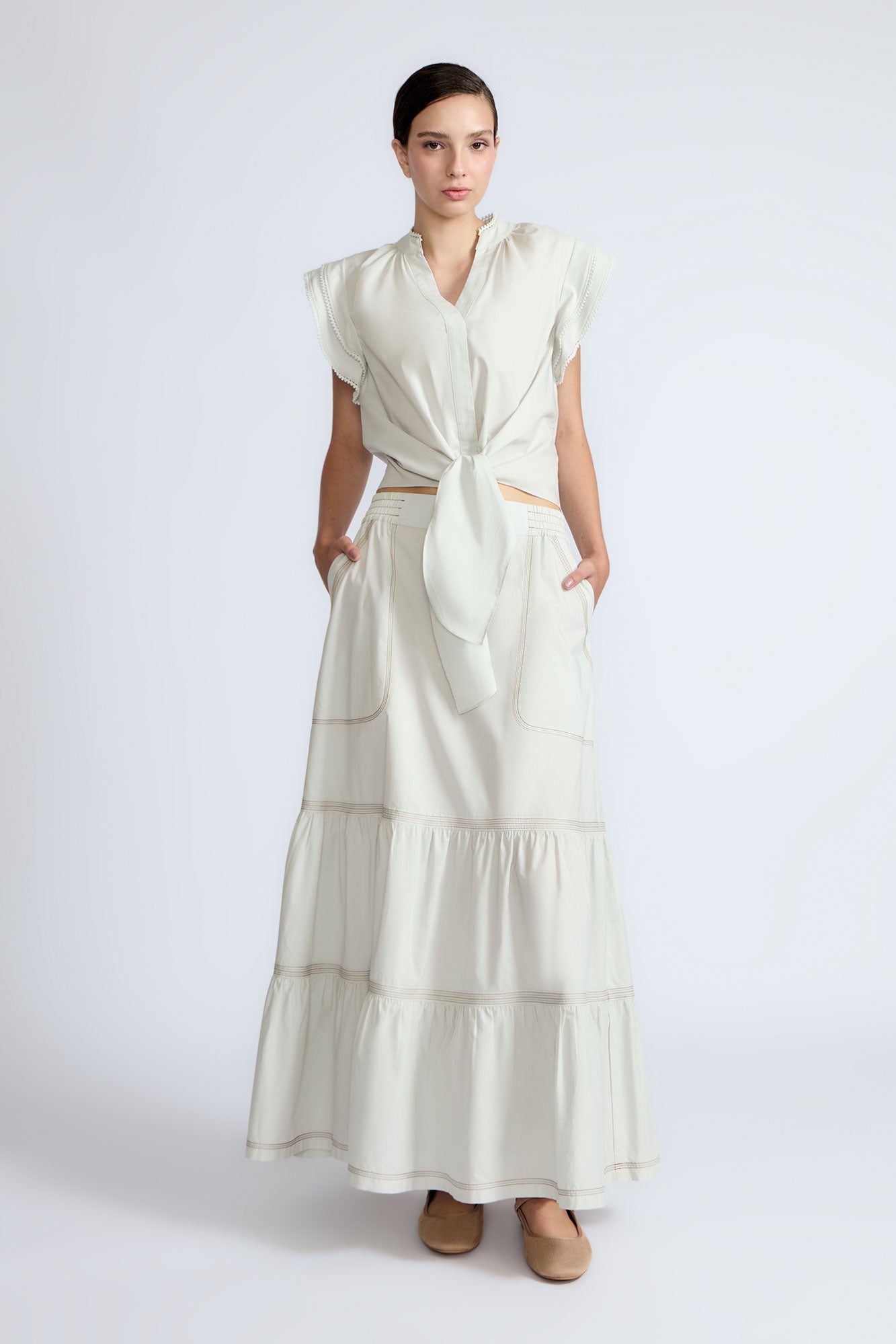 Eden Skirt | Silver