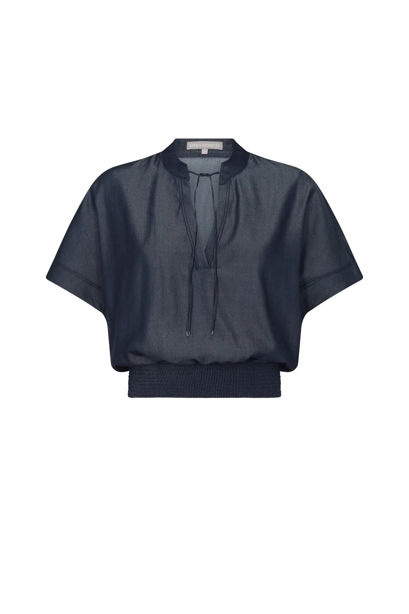 Felicity Fluid Denim Blouse