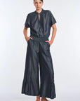 Felicity Fluid Denim Blouse