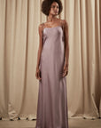 Gema Fluid Woven Strap Dress | Lavender