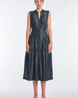 Kenny Denim Tencel Maxi Dress | Navy