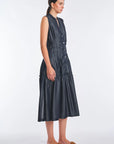 Kenny Denim Tencel Maxi Dress | Navy