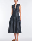 Kenny Denim Tencel Maxi Dress | Navy