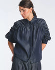 Morgana Fluid Denim Blouse
