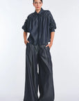 Morgana Fluid Denim Blouse