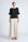 Nery Top in Black – Cotton knit top with short balloon sleeves, round neckline, and soft jersey-pima poplin mix.