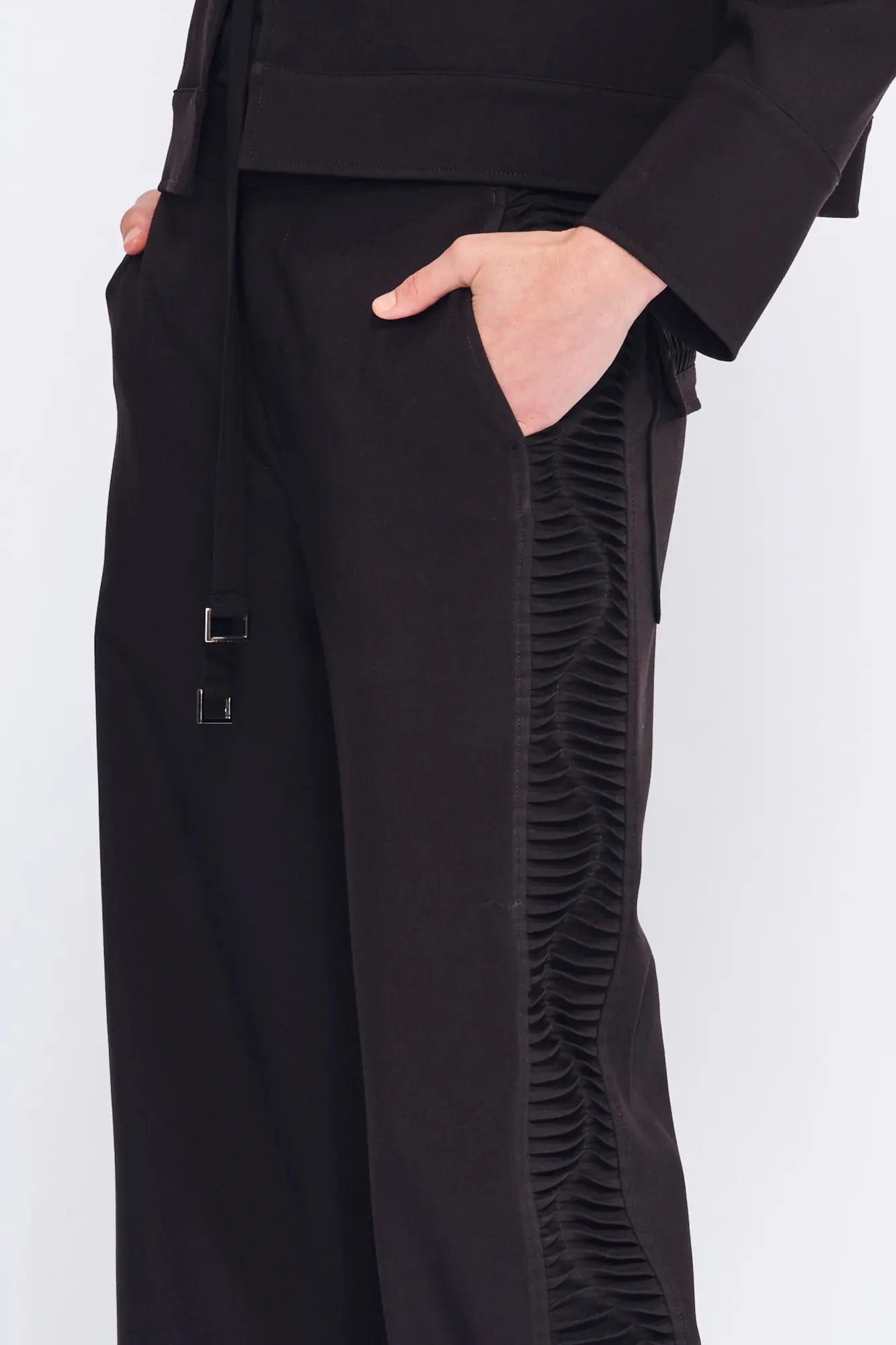 Parker Straight-Leg Trouser | Black