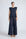 Regina Top in Navy – Soft knit top in 100% Pima cotton with round neck, Greca lace detail, dropped sleeves, and side slits.