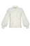 Tiana Jacket in Off White with metal buttons, patch pockets, and balloon sleeves