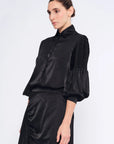 Tilsa Artisan Detail Blouse | Black