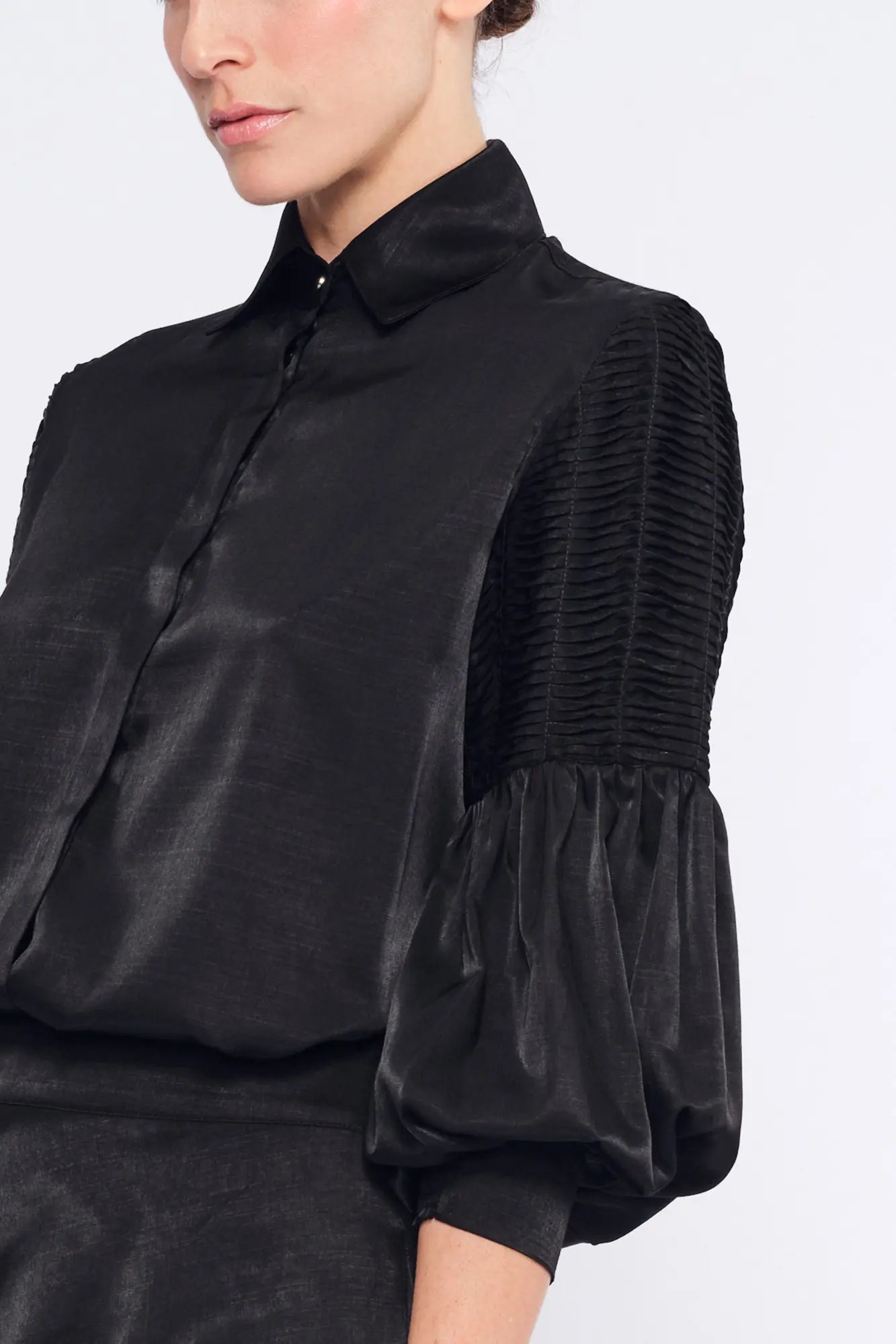 Tilsa Artisan Detail Blouse | Black