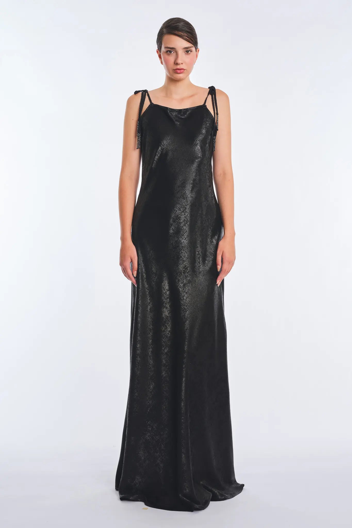 Zahara Metallic Maxi Dress in Black | Sitka Semsch Zahara Metallic Maxi Dress in Black | Sitka Semsch